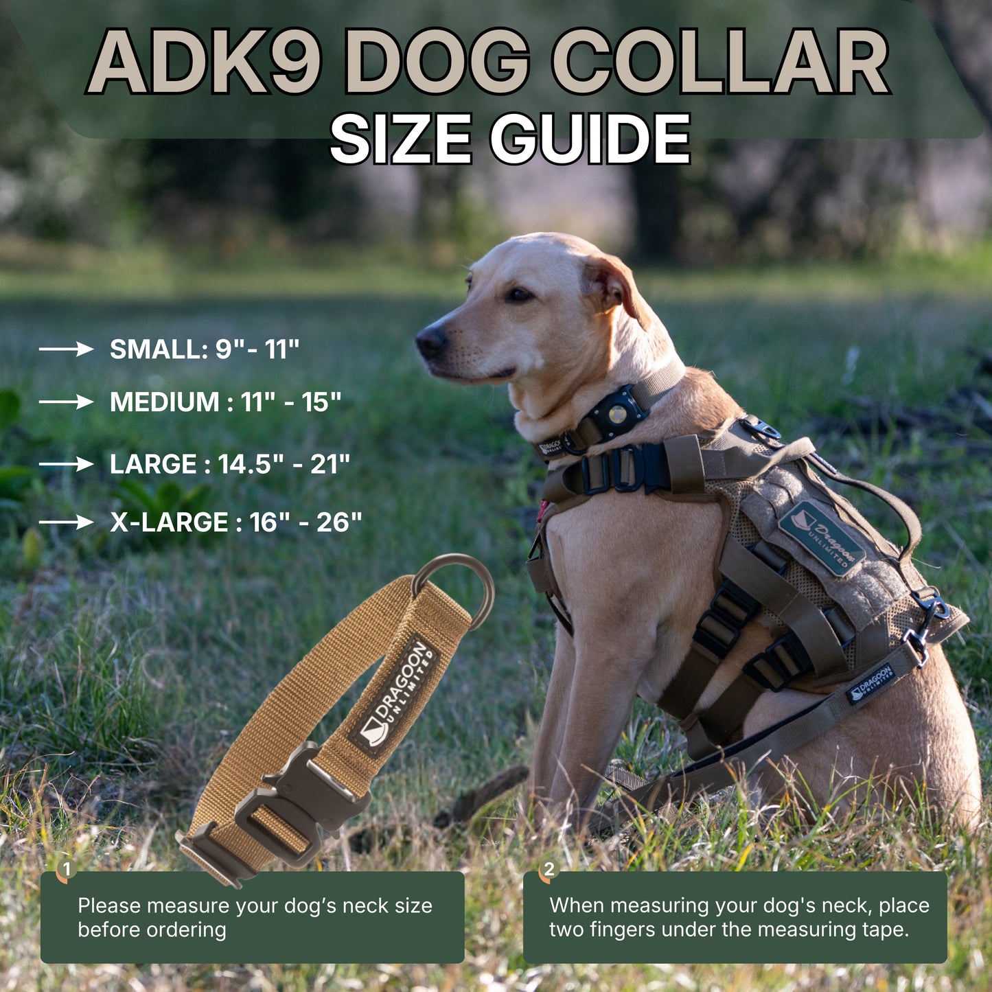 ADK9 Explorer Dog Collar