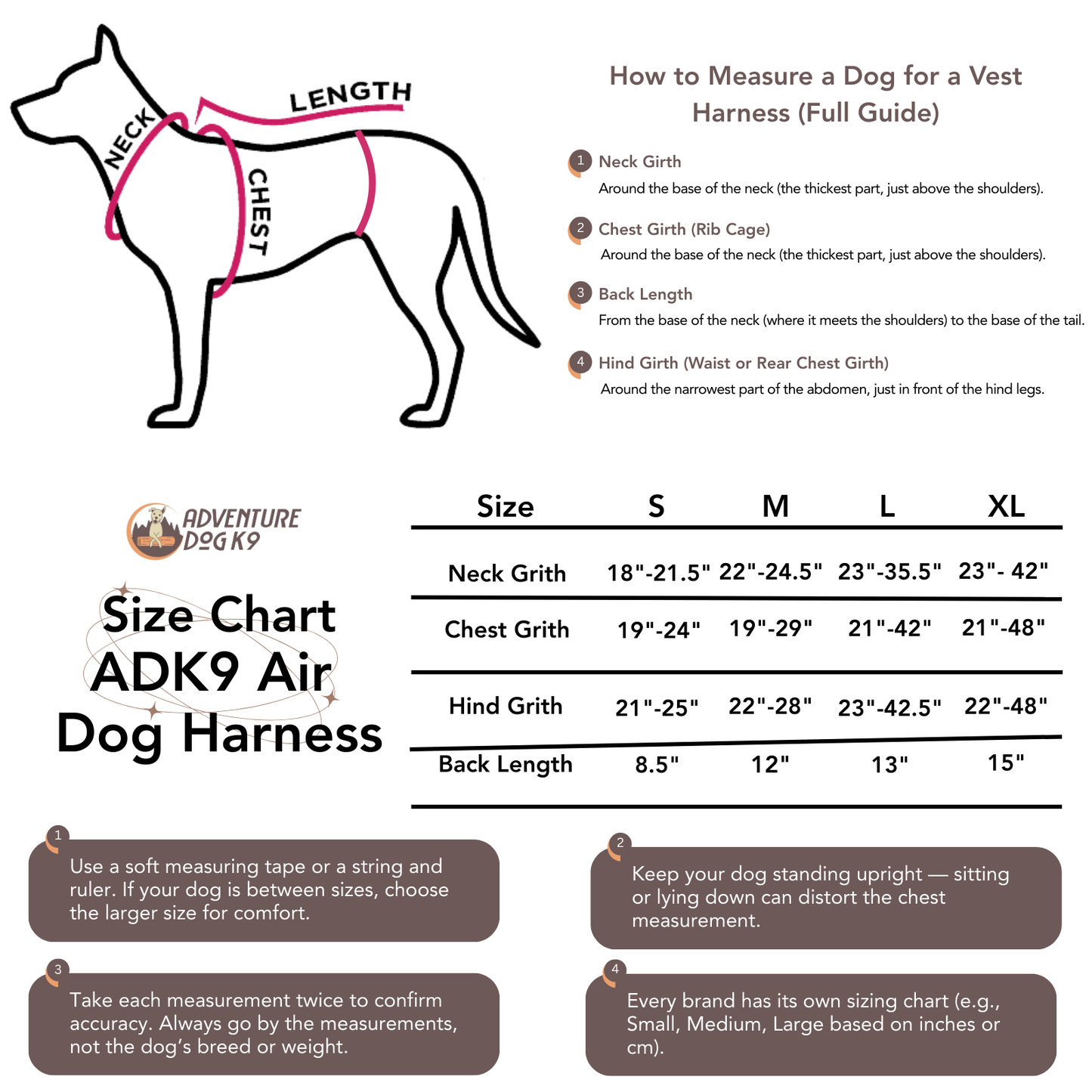 ADK9 “Air” Mesh Dog Vest Harness