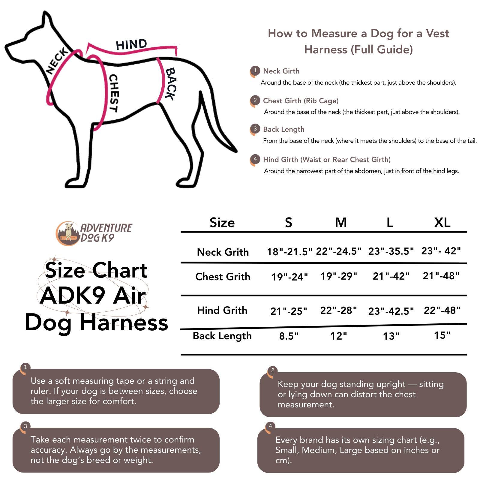 ADK9 “Air” Mesh Dog Vest Harness