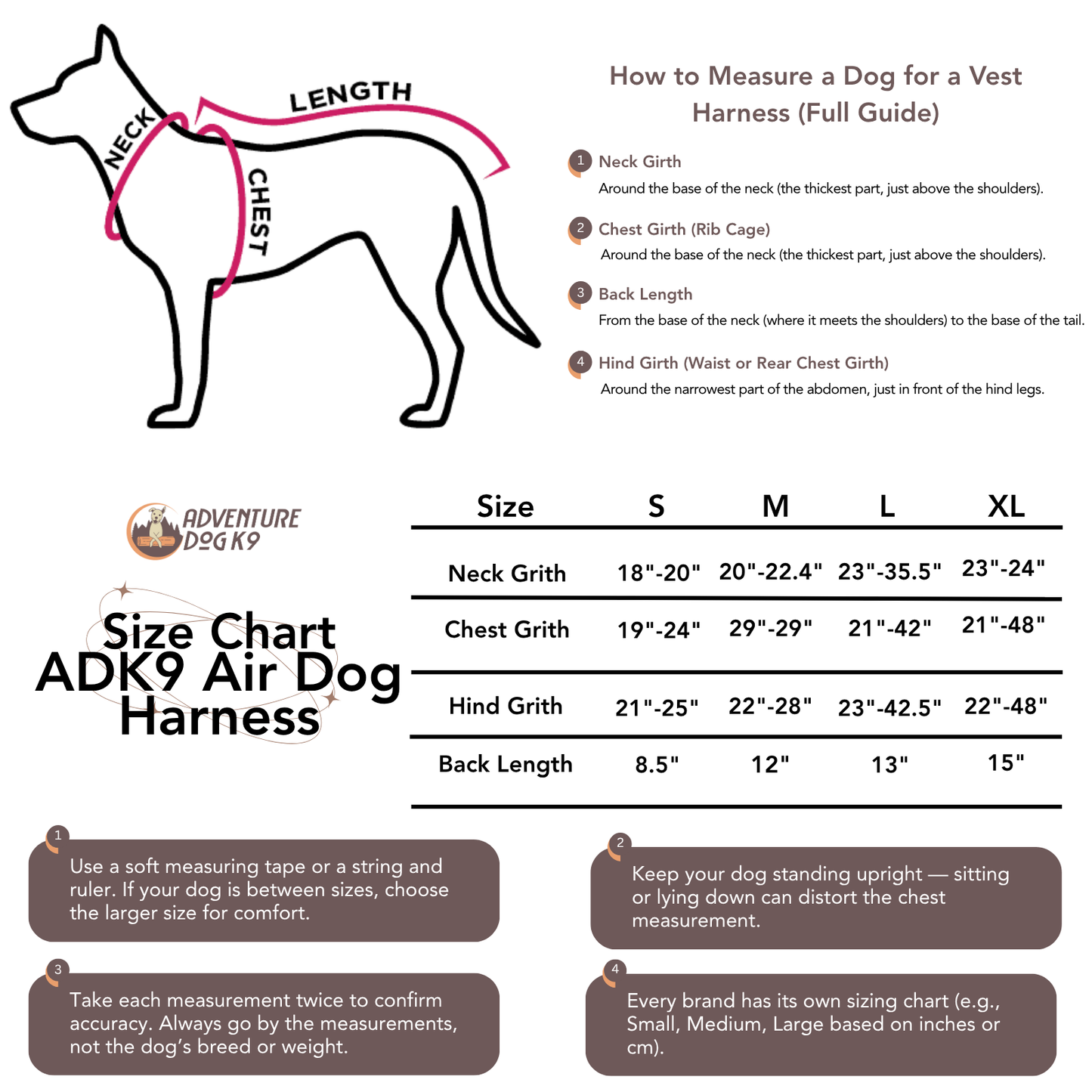 ADK9 “Air” Mesh Dog Vest Harness